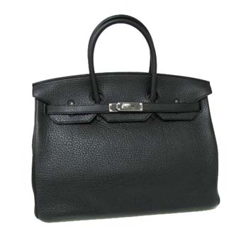 HERMES エルメス バーキン35 スーパーコピー トリヨンクレマンス ブラック シルバー金具 05P01Sep13 Birkin 069